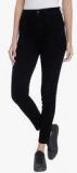 Vero Moda Black Solid Mid Rise Slim Fit Jeans women