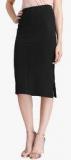 Vero Moda Black Solid Pencil Skirt women