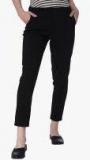 Vero Moda Black Solid Slim Fit Formal Trouser Women