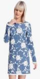 Vero Moda Blue Coloured Printed Shift Dress women