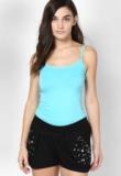 Vero Moda Blue Sleeveless T Shirt Women