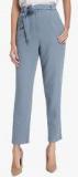 Vero Moda Blue Solid Chinos women