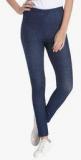 Vero Moda Blue Solid Jeggings Women