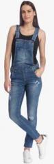 Vero Moda Blue Solid Jumpsuit women