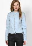 Vero Moda Blue Solid Summer Jacket Women