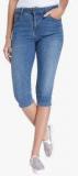 Vero Moda Blue Washed Capri women