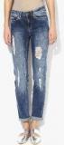 Vero Moda Blue Washed Mid Rise Regular Jeans women