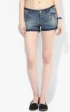 Vero Moda Blue Washed Shorts women