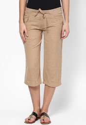 Vero Moda Brown Capris Women