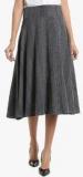 Vero Moda Dark Grey Printed Flared Skirt women