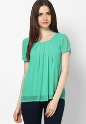 Vero Moda Green Short Sleeve Top women