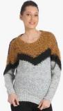 Vero Moda Grey Solid Sweater women