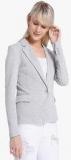 Vero Moda Light Grey Solid Blazer women