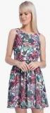 Vero Moda Multicoloured Coloured Printed Skater Dress Women