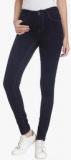 Vero Moda Navy Blue Mid Rise Regular Fit Jeans women