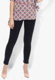 Vero Moda Navy Blue Solid Jeggings Women