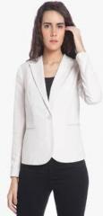 Vero Moda Off White Solid Summer Jacket women