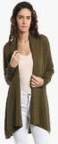 Vero Moda Olive Solid Shrug Women