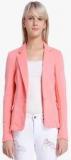 Vero Moda Pink Solid Blazer Women