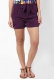 Vero Moda Purple Dark Shorts Women