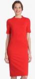 Vero Moda Red Colored Solid Bodycone Dress women