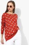 Vero Moda Red Printed Sweater Women