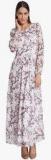 Vero Moda White Coloured Printed Maxi Dress Women