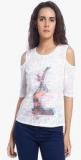 Vero Moda White Graphic T Shirt women