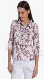 Vero Moda White Printed Shirt women