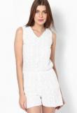 Vero Moda White Sleeveless Playsuit Women