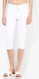 Vero Moda White Solid Shorts women