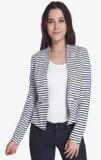 Vero Moda White Striped Summer Jacket women