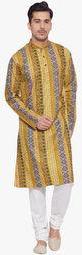 Very Me Multicoloured Printed Kurta Men