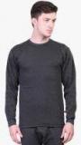 Vimal Jonney Dark Grey Solid Thermal Top Men