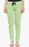 Vimal Jonney Green Printed Loungewear Pant Women