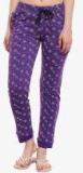 Vimal Jonney Purple Printed Loungewear Pant Women