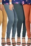 Vimal Multicoloured Solid Legging Women