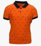 Vinenzia Orange Polo Shirt Boys