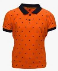 Vinenzia Orange Polo Shirt boys