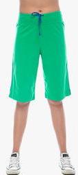 Virsa Green Solid Shorts women