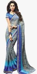 Vishal Multicoloured ed Printed Saree women