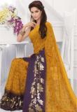 Vishal Yellow Printed Saree women