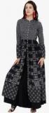 Vishudh Black Printed Kurta women