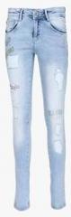 Vitamins Light Blue Regular Fit Jeans girls