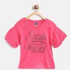 Vitamins Pink Printed Top Girls