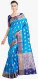 Viva N Diva Blue Printed Saree Women