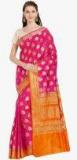 Viva N Diva Pink Printed Saree Women