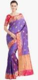 Viva N Diva Purple Printed Saree Women