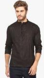 Vivid India Black Printed Kurta Men