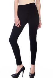 Vvoguish Black Solid Leggings Women